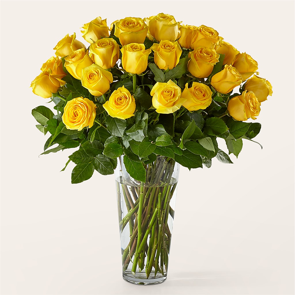 Long Stem Yellow Rose Bouquet – MOSER'S SUPERMARKET, Columbia MO