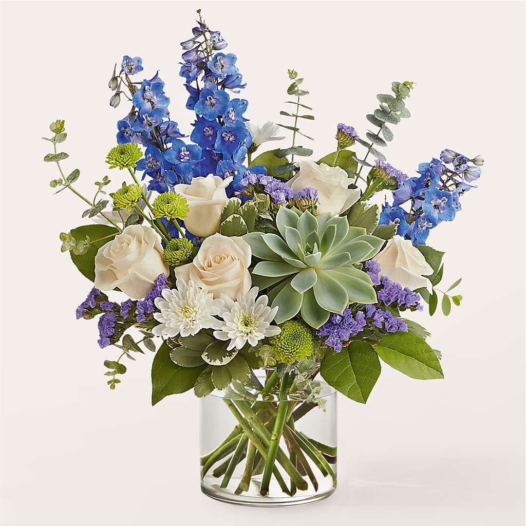 Cerulean Waves Bouquet – MOSER'S SUPERMARKET, Columbia MO