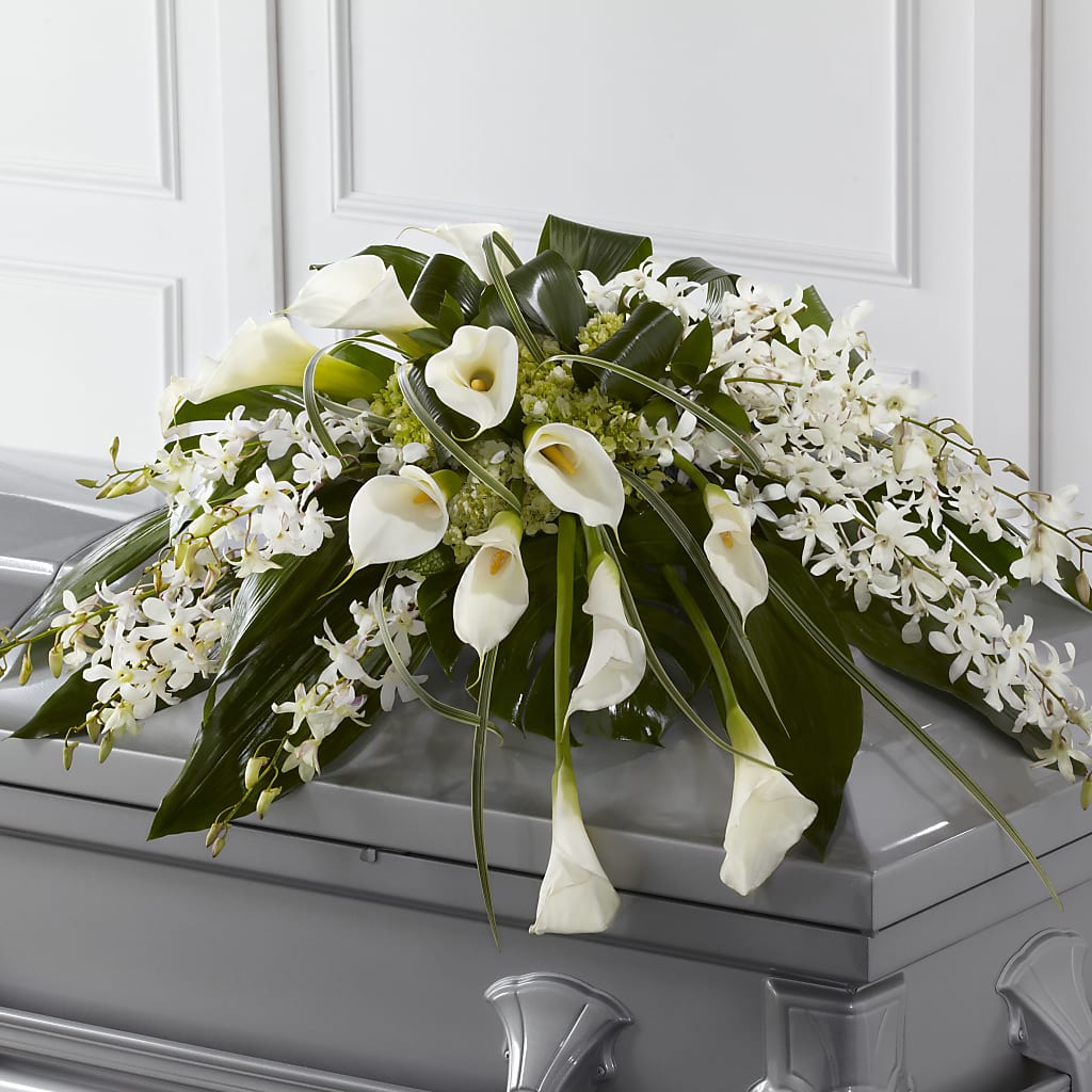 Angel Wings Casket Spray – MOSER'S SUPERMARKET, Columbia MO