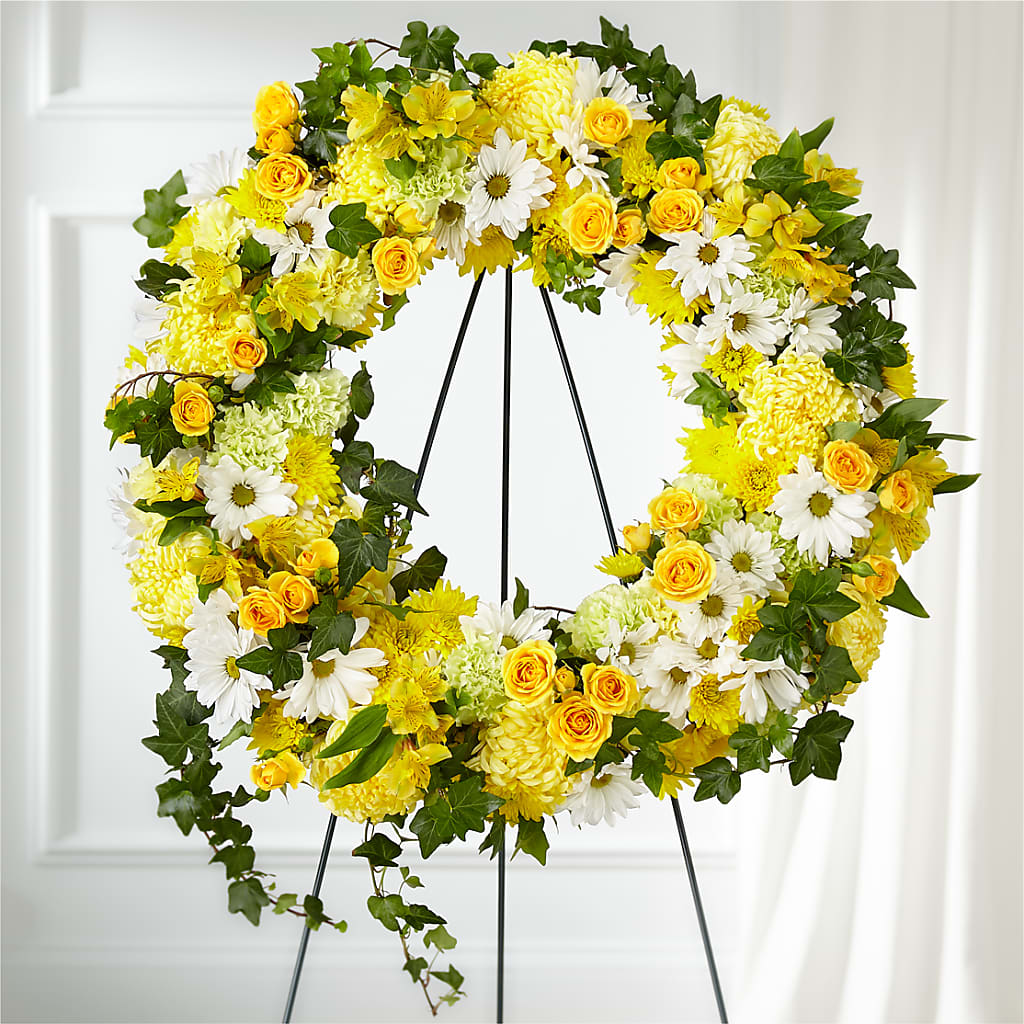 Golden Remembrance Wreath – MOSER'S SUPERMARKET, Columbia MO