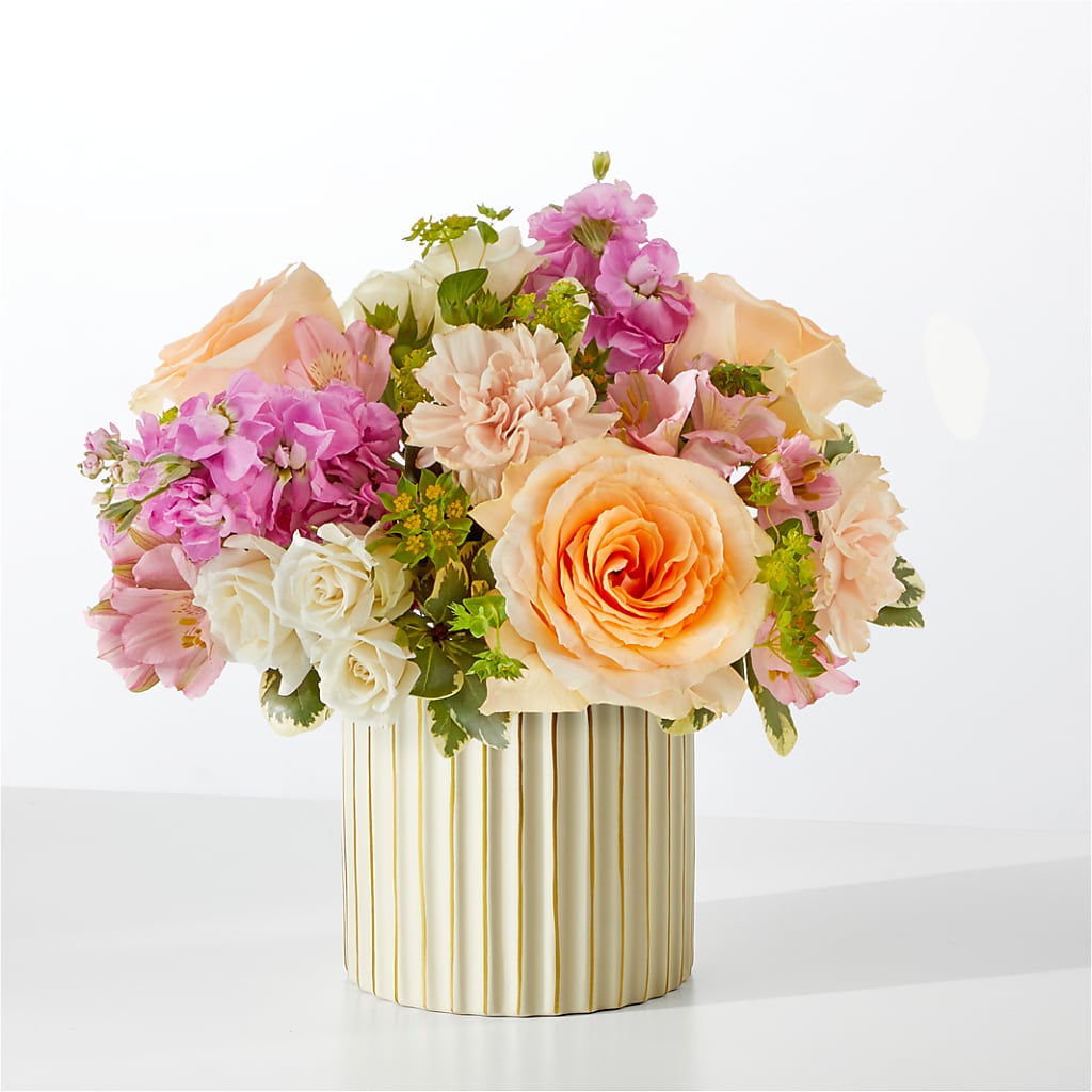 Paradise Bouquet with Ivory Vase – MOSER'S SUPERMARKET, Columbia MO