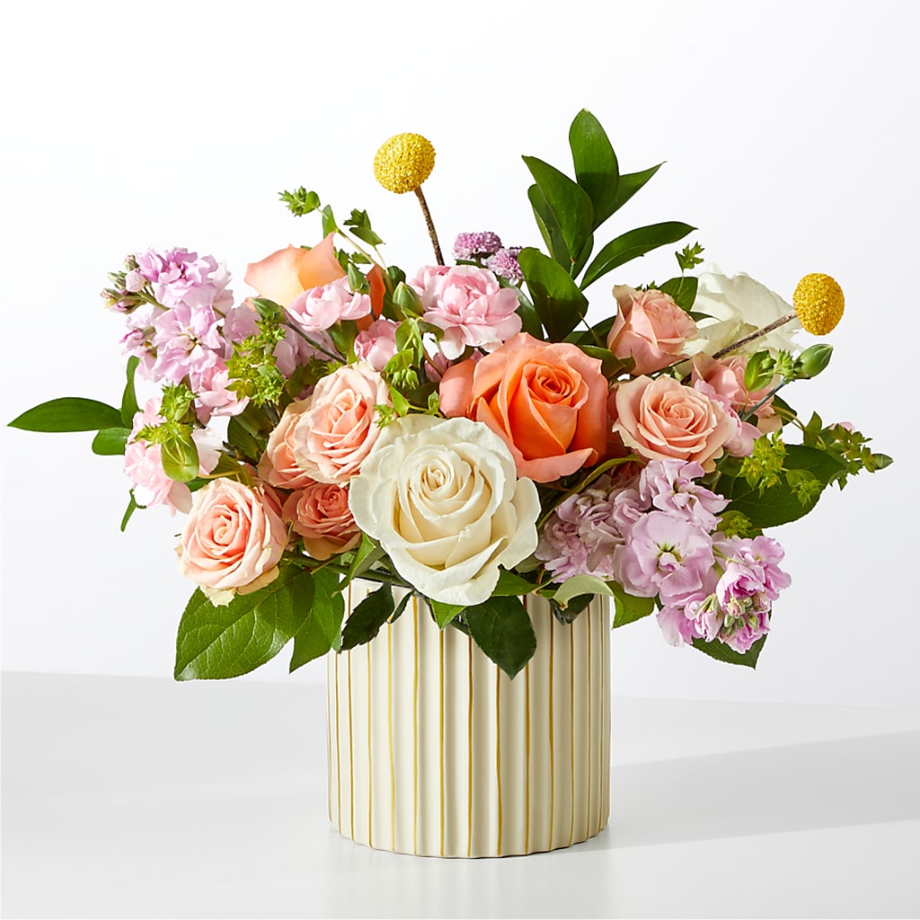 French Market Bouquet with Ivory Vase – MOSER'S SUPERMARKET, Columbia MO