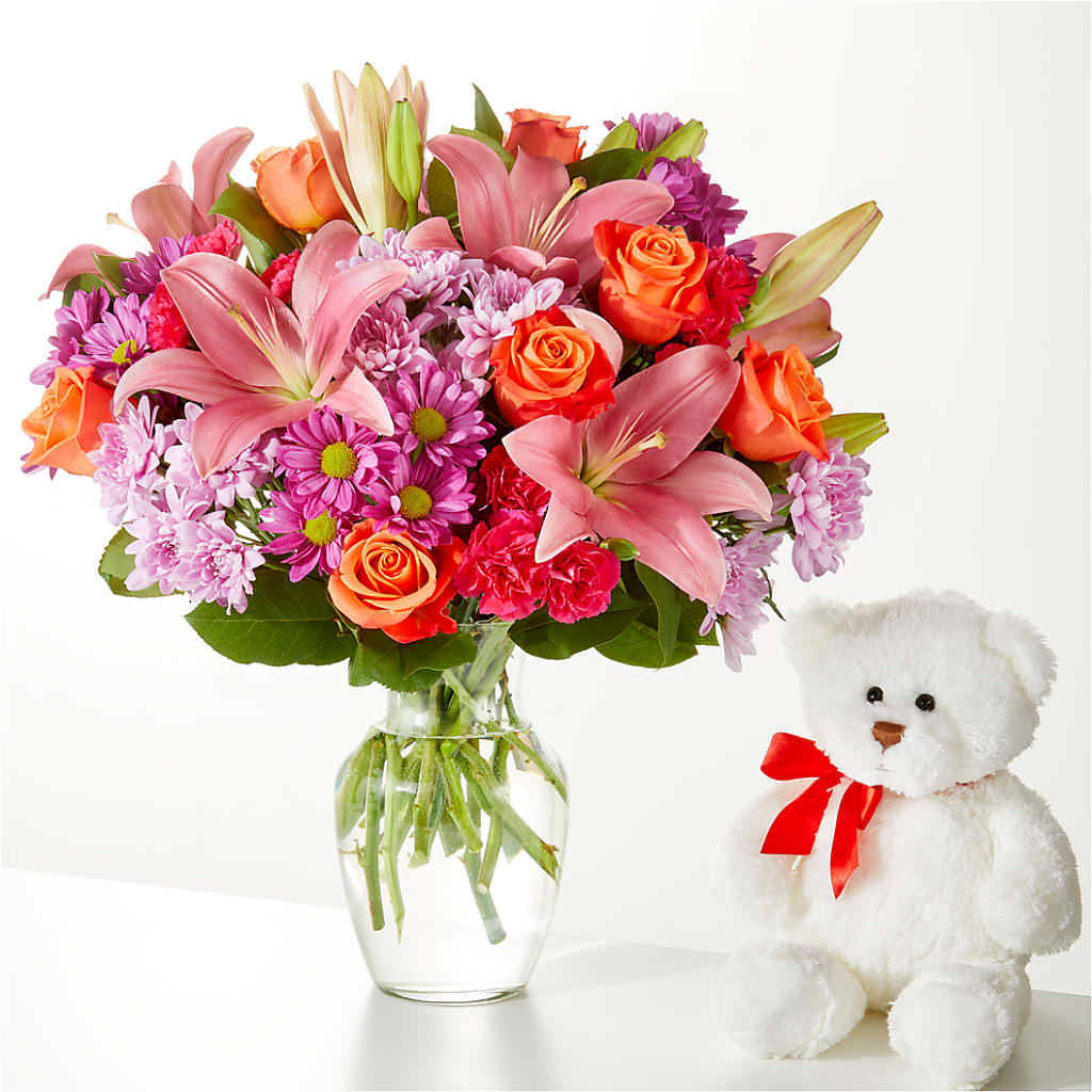 One and Only Bouquet and Bear Bundle – MOSER'S SUPERMARKET, Columbia MO
