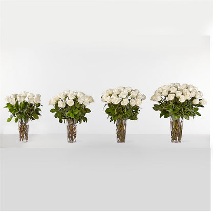Long Stem White Rose Bouquet – MOSER'S SUPERMARKET, Columbia MO