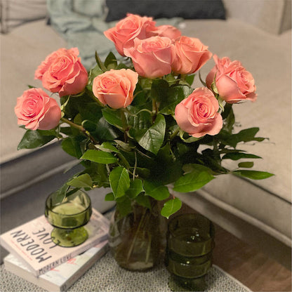 Long Stem Pink Rose Bouquet – MOSER'S SUPERMARKET, Columbia MO