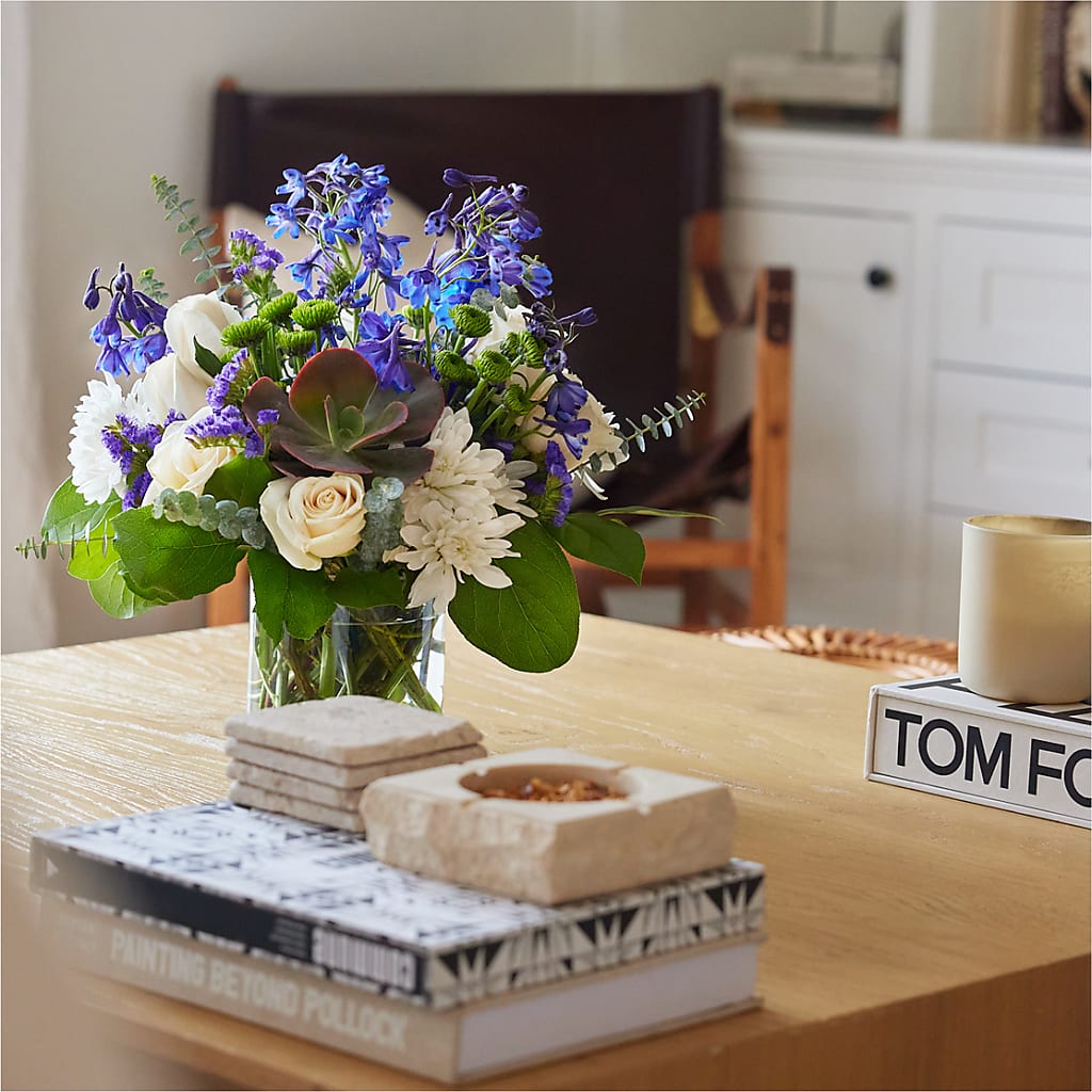 Cerulean Waves Bouquet – MOSER'S SUPERMARKET, Columbia MO
