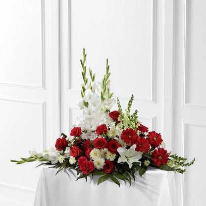 Crimson & White Arrangement – MOSER'S SUPERMARKET, Columbia MO