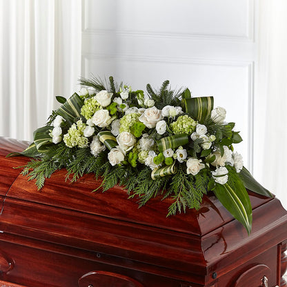 Hopeful Gesture Casket Spray – MOSER'S SUPERMARKET, Columbia MO
