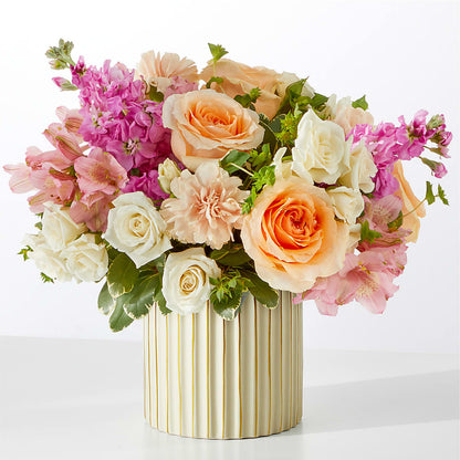 Paradise Bouquet with Ivory Vase – MOSER'S SUPERMARKET, Columbia MO