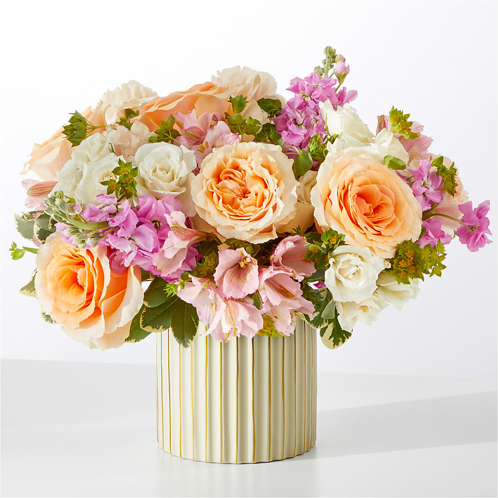 Paradise Bouquet with Ivory Vase – MOSER'S SUPERMARKET, Columbia MO
