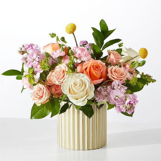 French Market Bouquet with Ivory Vase – MOSER'S SUPERMARKET, Columbia MO